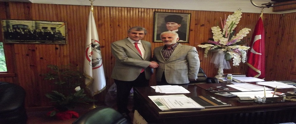 ÇAMLIHEMŞİN DOKAP BAŞKANI EKREM YÜCE' Yİ AĞIRLADI