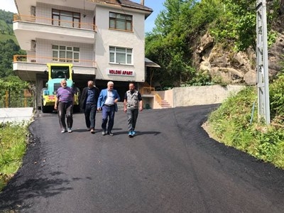 Yağmurlu mahallesi asfaltlama