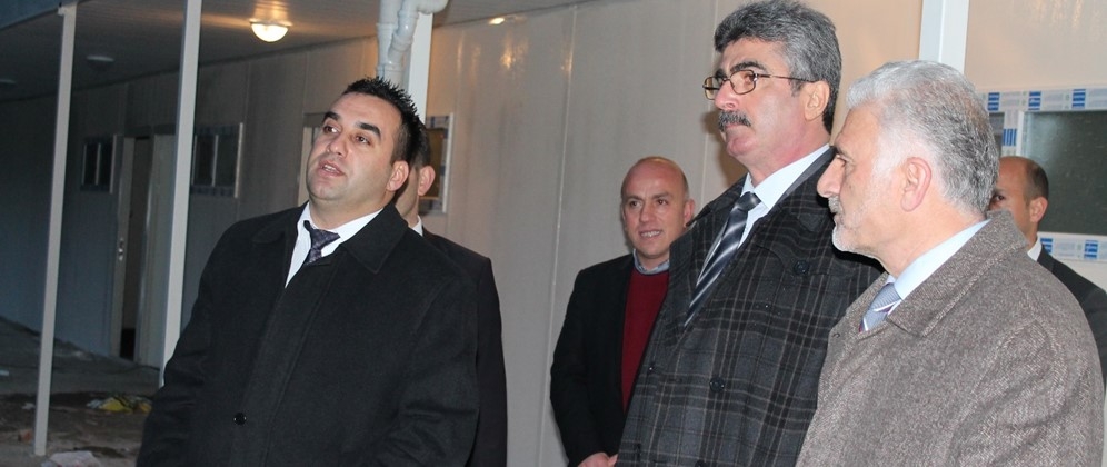 ÇAMLIHEMŞİN BELEDİYESPOR SOSYAL TESİSLERİNDE SONA YAKLAŞILDI