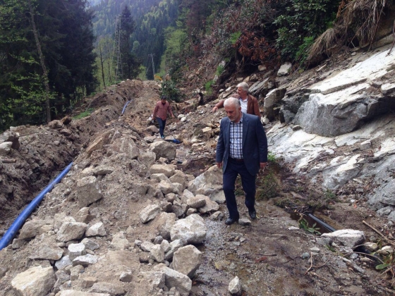 Ayder içme suyu kapasite arttırım çalışmalarımız sona erdi