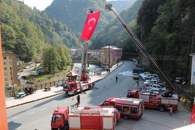 KAÇKAR İTFAİYE BİRLİĞİ ARAÇ GEREÇ TANITIM PROGRAMI 