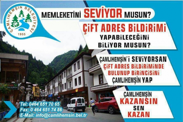 ÇİFT ADRES BİLDİRİMİ
